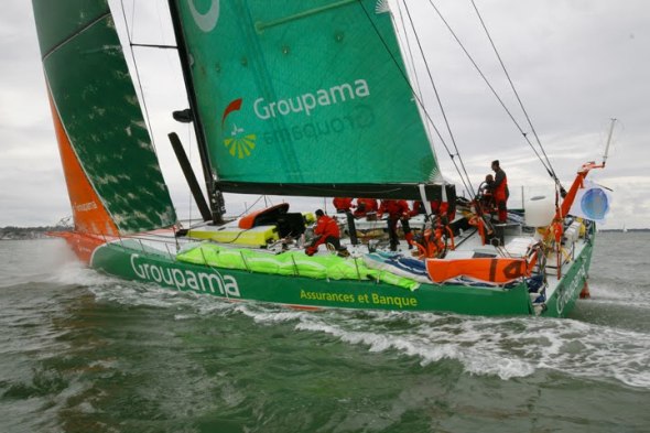 парусные новости, рекорд огибания британии и ирландии, яхта groupama70